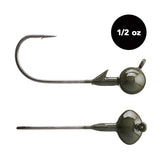 1/2 oz Tungsten Football Jig Head (2 pack) - Available in 2 Colors! - WOO! TUNGSTEN