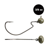 3/8 oz Tungsten Football Swing Head (2 pack) - Available in 2 Colors! - WOO! TUNGSTEN