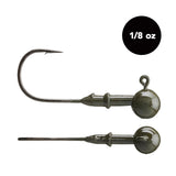 1/8 oz Tungsten Ball Head Jig Head (3 pack) - Available in 3 Colors! - WOO! TUNGSTEN