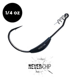 1/4 oz WOO! Tungsten Swimbait Hook - NEVER CHIP (3 pack) - woo-tungsten-canada