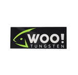 WOO! Vinyl Sticker (Green, Black & White) - woo-tungsten-canada