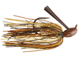 Stealth Feider Tungsten Flipping Jig - BLACK/BROWN/AMBER (3 sizes available!) - woo-tungsten-canada